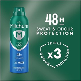 اسپری ضدتعریق آقایان میچام آیس فرش Mitchum Ice Fresh حجم 200 میلی لیتر