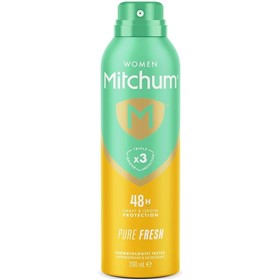 اسپری ضدتعریق میچام پیور فرش Mitchum Pure Fresh حجم 200 میلی لیتر