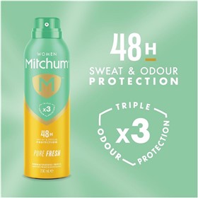 اسپری ضدتعریق میچام پیور فرش Mitchum Pure Fresh حجم 200 میلی لیتر