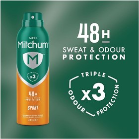 اسپری ضدتعریق آقایان میچام اسپرت Mitchum Sport حجم 200 میلی لیتر