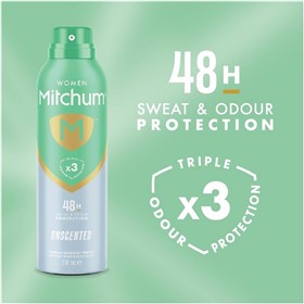 اسپری ضدتعریق بدون رایحه میچام Mitchum Unscented حجم 200 میلی لیتر