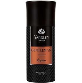 اسپری دئودورانت بدن یاردلی Yardley Gentleman Legacy حجم 150 میلی لیتر