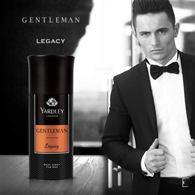 اسپری دئودورانت بدن یاردلی Yardley Gentleman Legacy حجم 150 میلی لیتر