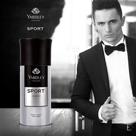 اسپری دئودورانت بدن یاردلی اسپرت Yardley Sport حجم 150 میلی لیتر