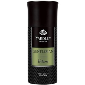 اسپری دئودورانت بدن یاردلی Yardley Gentleman Urbane حجم 150 میلی لیتر