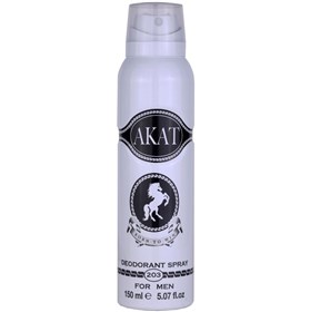 اسپری خوشبوکننده بدن مردانه آکات کد 203 Akat Deodorant Spray حجم 150 میلی لیتر
