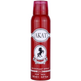 اسپری خوشبوکننده بدن مردانه آکات کد 204 Akat Deodorant Spray حجم 150 میلی لیتر