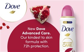 اسپری ضد تعریق انار و به لیموی داو Dove Go Fresh حجم 250 میلی لیتر