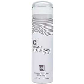 اسپری خوشبوکننده بدن جکوین رایحه عطر مردانه مون بلان لجند اسپیریت Legendary Sport حجم 200 میلی لیتر