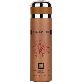 اسپری خوشبوکننده بدن جکوین رایحه عطر مگامار Megamine حجم 200 میلی لیتر