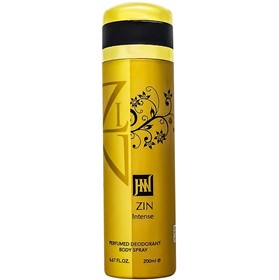 اسپری خوشبوکننده بدن جکوین رایحه عطر زنانه شیسیدو زن سکرت بلوم Zin Intense حجم 200 میلی لیتر