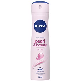 اسپری ضد تعریق زنانه نیوا مدل Nivea Pearl Beauty حجم 150 میلی لیتر