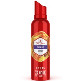 اسپری دئودورانت بدون گاز اولد اسپایس امبر Old Spice Amber حجم 140 میلی لیتر