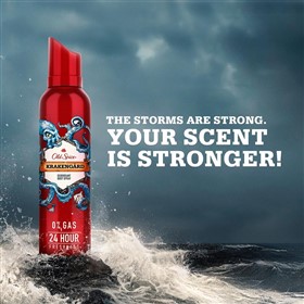 اسپری دئودورانت بدون گاز اولد اسپایس کراکنگارد Old Spice Krakengard حجم 140 میلی لیتر