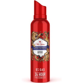 اسپری دئودورانت بدون گاز اولد اسپایس لایون پراید Old Spice Lionpride حجم 140 میلی لیتر