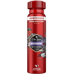 اسپری دئودورانت اولد اسپایس نایت پنتر Old Spice NightPanther حجم 150 میلی لیتر