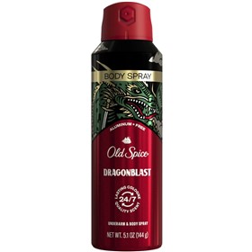 اسپری دئودورانت اولد اسپایس دراگون بلست Old Spice Dragonblast وزن 144 گرم