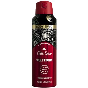 اسپری دئودورانت اولد اسپایس ولفتورن Old Spice Wolfthorn وزن 144 گرم