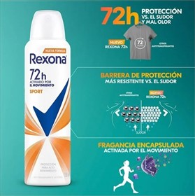 اسپری ضدتعریق رکسونا اسپرت Rexona Sport 72H حجم 200 میلی لیتر