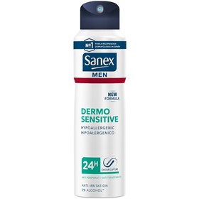 اسپری ضدتعریق آقایان سانکس درمو سنسیتیو Sanex Men Dermo Sensitive حجم 200 میلی لیتر