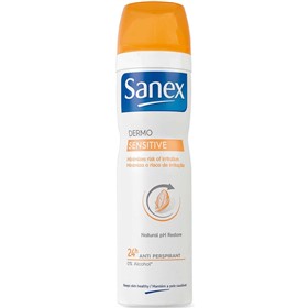 اسپری ضدتعریق پوست های حساس سانکس سنسیتیو Sanex Sensitive حجم 250 میلی لیتر