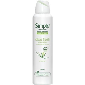 اسپری ضدتعریق سیمپل Simple Aloe Fresh حجم 250 میلی لیتر