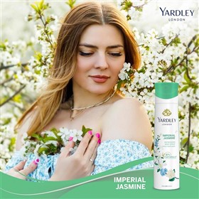 اسپری خوشبوکننده بدن گل یاس یاردلی Yardley Imperial Jasmine حجم 150 میلی لیتر