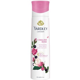 اسپری خوشبوکننده بدن گل رز انگلیسی یاردلی Yardley English Rose حجم 150 میلی لیتر