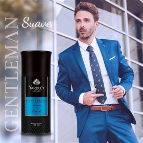 اسپری دئودورانت بدن یاردلی سواو Yardley Suave حجم 150 میلی لیتر