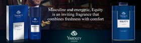 پودر جاذب عرق و خوشبوکننده بدن آقایان یاردلی Yardley Equity وزن 250 گرم
