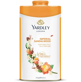 پودر خوشبوکننده بدن یاردلی رایحه چوب صندل Yardley Imperial Sandalwood وزن 250 گرم