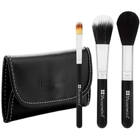 ست 3 عددی براش آرایشی بی اچ کازمتیکس BH Cosmetics Face Essential همراه کیف