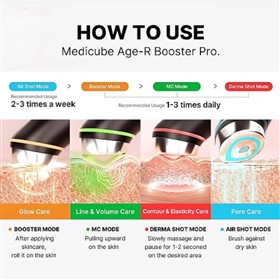 دستگاه جوانسازی صورت مدی کیوب Medicube Age-R Booster رنگ مشکی