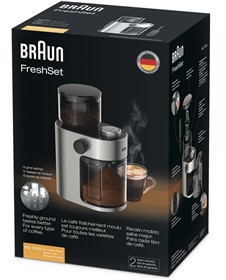 دستگاه آسیاب دانه قهوه براون Braun FreshSet