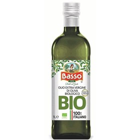 روغن زیتون ارگانیک فرابکر باسو Basso Extra Virgin Bio Italian حجم 1 لیتر