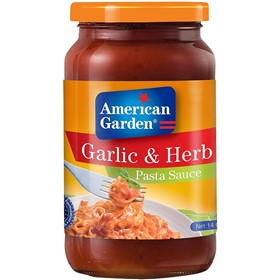 سس پاستای سیر و سبزیجات امریکن گاردن American Garden Garlic Herb وزن 397 گرم