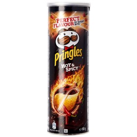 چیپس تند پرینگلز Pringles Hot and Spicy وزن 165 گرم
