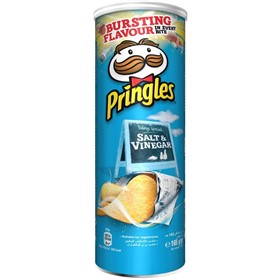 چیپس نمک و سرکه پرینگلز Pringles Salt and Vinegar وزن 165 گرم